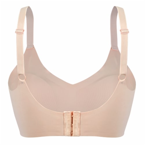 Dip® Wirefree Microfiber V-Neck Bralette Perspective: back