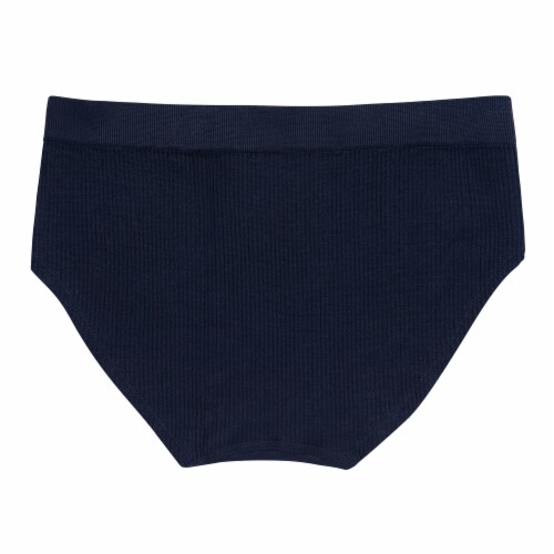 Dip Seamless Ribbed Hipster Underwear - Maritime Blue Perspective: back
