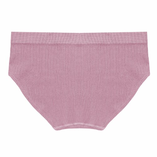 Dip Seamless Ribbed Hipster Underwear - Mauve Perspective: back