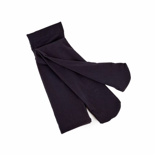 Dip Into Stretch Kid Girl Nylon Tight - Black Perspective: back