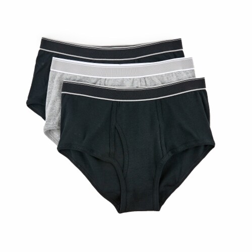 Dip BMC9UB0001-B Dip 3 Pack Cotton Basic Briefs - Assorted Perspective: back