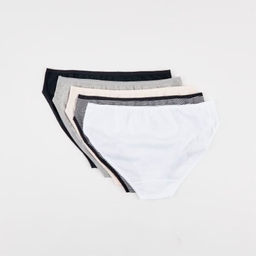 Dip 5 Pack Cotton Hi-Cut Women's Underwear Perspective: back