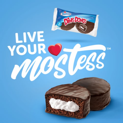 Hostess® Ding Dongs® Single-Serve Chocolate Cakes Perspective: back
