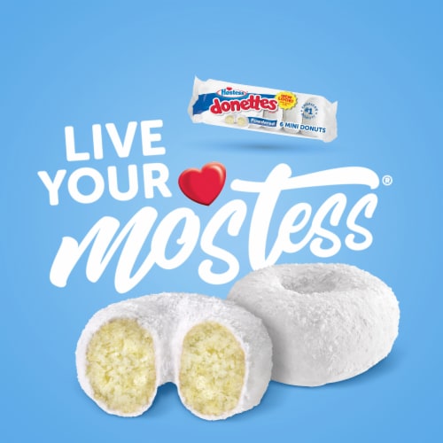 Hostess® Single-Serve Powdered Sugar Mini Donettes® Perspective: back