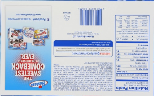 Hostess Zingers Perspective: back
