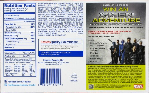 Hostess Strawberry Twinkies Perspective: back