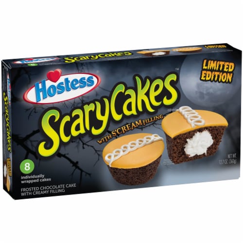 HOSTESS ScaryCakes, Halloween Cupcakes, Trick or Treat Pack Perspective: back