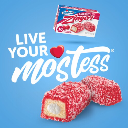 HOSTESS Raspberry ZINGERS Perspective: back