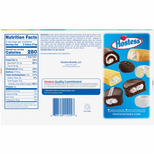 Hostess® Cotton Candy Twinkies® Perspective: back