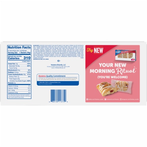 Hostess® Cream Cheese Danish Perspective: back