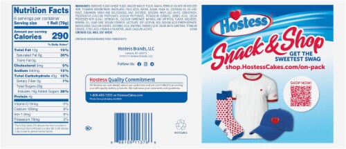 Hostess Iced Cinnamon Rolls Perspective: back