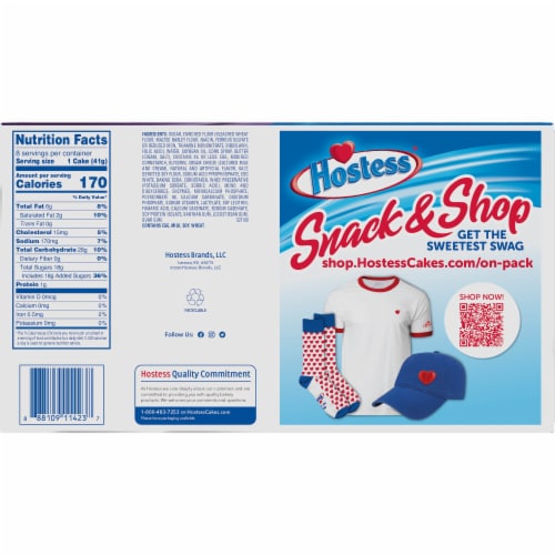 Hostess Cream Cheese Coffee Cakes Perspective: back
