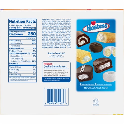 Hostess Limited Edition Carrot Cake Donettes On The Go Perspective: back