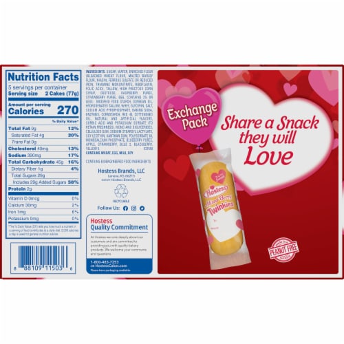 Hostess® Mixed Berry Twinkies Perspective: back