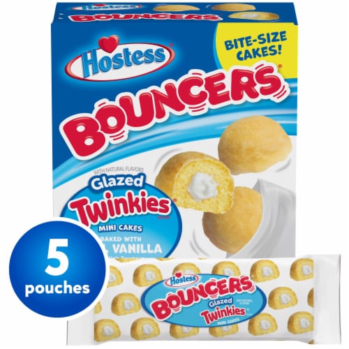 Hostess® Bouncers™ Glazed Twinkies® Mini Cakes, 5 ct / 8.62 oz