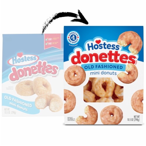 Hostess Donettes, Old Fashioned Mini Donuts Perspective: back