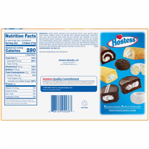 Hostess® Orange Crème Pop Twinkies® Perspective: back