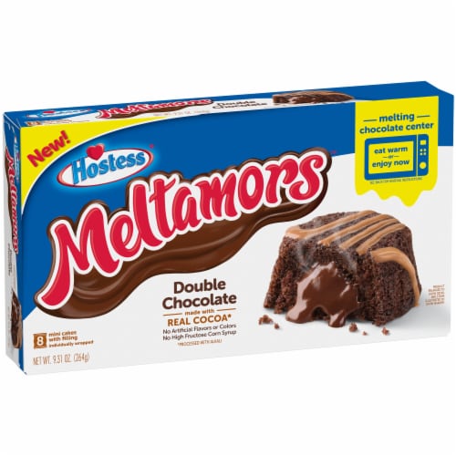 HOSTESS Double Chocolate Meltamors Cake Multipack Perspective: back