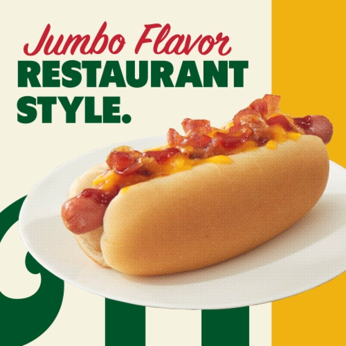 Nathan's® Famous Jumbo Restaurant Style Beef Franks Perspective: back