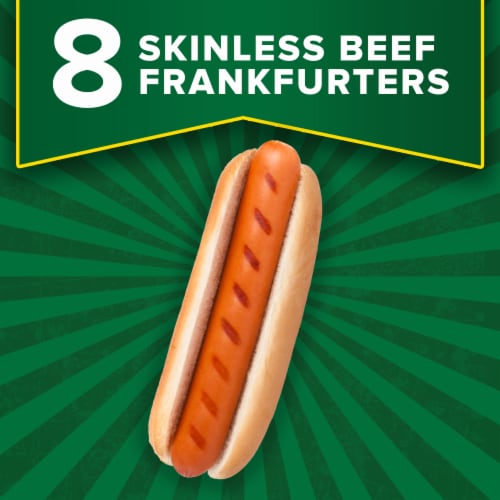 Nathan's® Famous Skinless Beef Franks Perspective: back