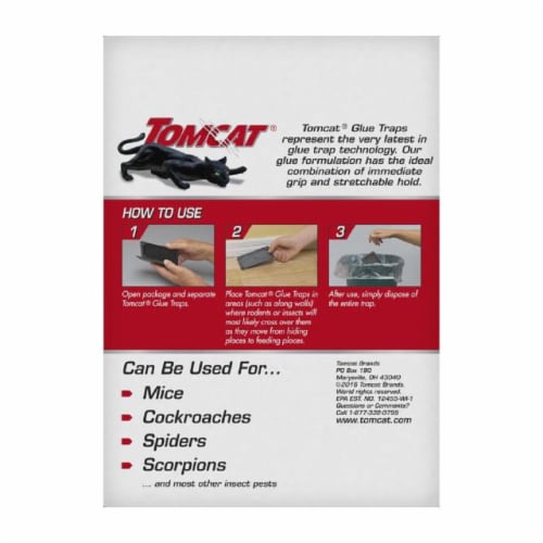 TOMCAT Glue Mouse Trap - Black Perspective: back
