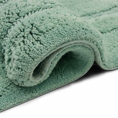 Mohawk Home® Modavari Turkish Bath Rug - BLUE SURF Perspective: back