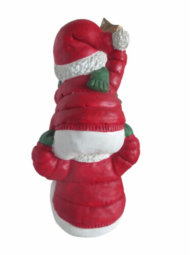 Holiday Home® Christmas LED Luminary Stacked Snowman Holiday Decor Perspective: back