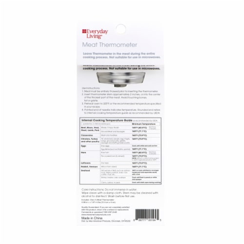 Everyday Living® Meat Thermometer Perspective: back