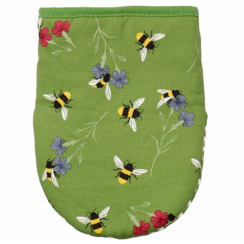 Everyday Living Grabber Oven Mitt - Bees Perspective: back