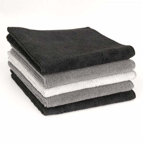 Everyday Living Microfiber Dishcloth Multi Grey Perspective: back