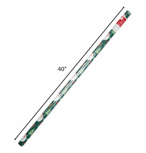 Holiday Home Santa & Deer Gift Wrap Perspective: back