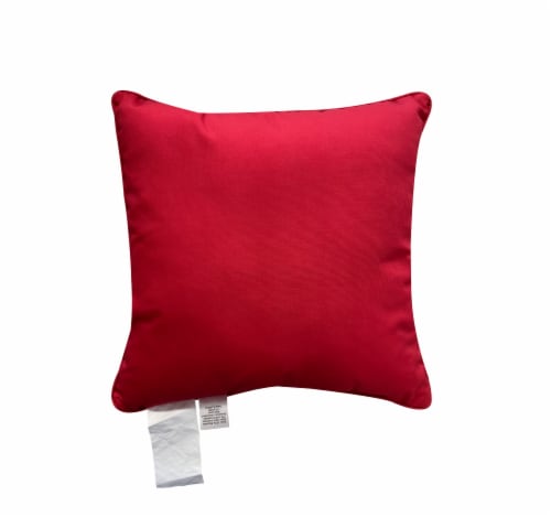 Holiday Home® Snowflake Decorative Pillow - Red Perspective: back