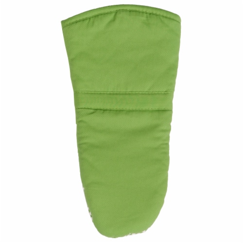 Everyday Living® Silicone Puppet Oven Mitt - Green Perspective: back