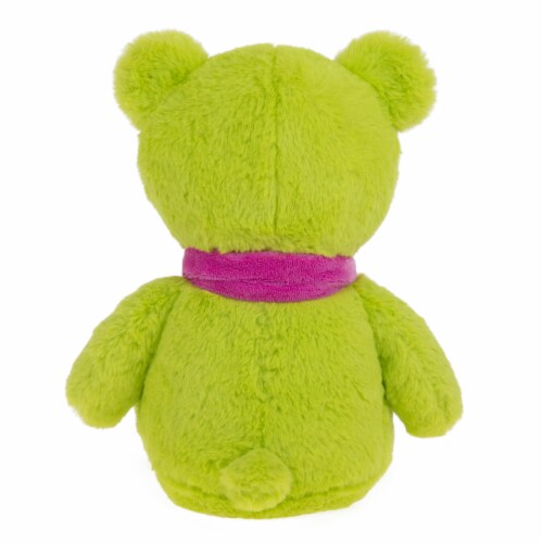 Holiday Home Bear Plush - Green Perspective: back