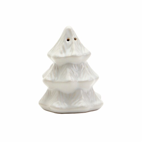 Holiday Home Tree Salt and Pepper Shaker Set Perspective: back