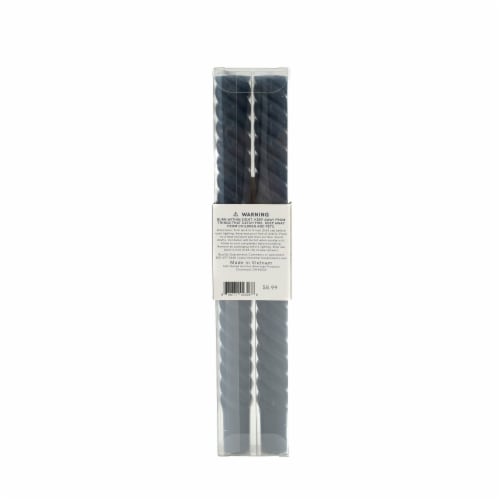SDS for HD Designs Sweet Dreams Twist Taper Candles - Bering Sea (Blue( Perspective: back