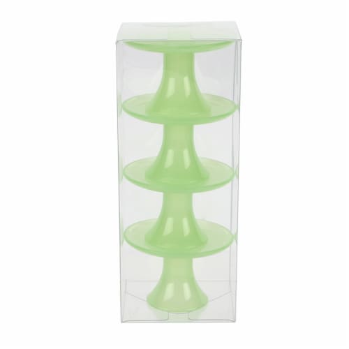 Holiday Home Mini Cupcake Stand - Green Perspective: back