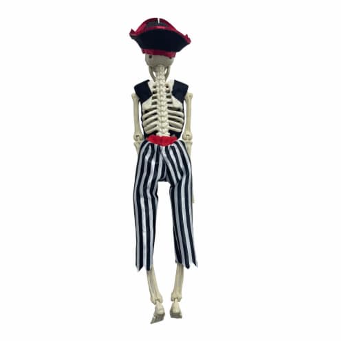 Holiday Home Skeleton Pirate Decor Perspective: back