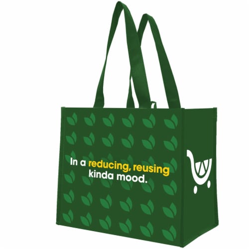 Earthwise 25 Reusable Bag - Green Perspective: back