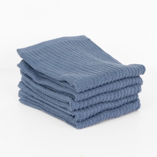 Everyday Living® Bar Cloths - Blue Perspective: back