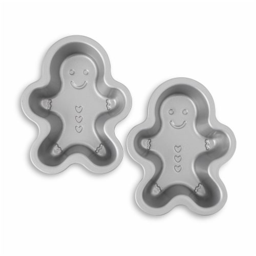 Holiday Home Metal Mini Bakeware Pans - Gingerbread Perspective: back