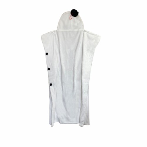 Holiday Home Hooded Throw - Snowman Perspective: back