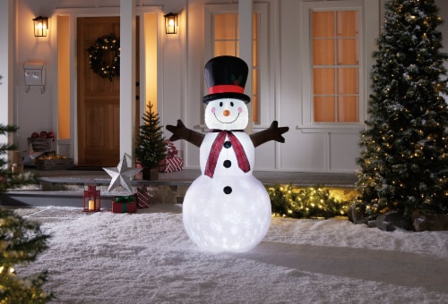 Holiday Home Project Light Snowman Perspective: back