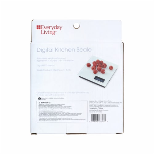 Everyday Living® Digital Kitchen Scale Perspective: back