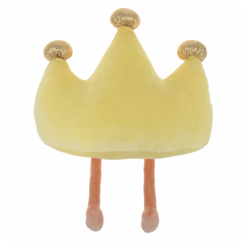 Holiday Home 14" Retro Buddies Crown Plush Toy Perspective: back