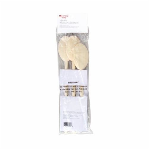 Everyday Living® Wooden Spoon Set Perspective: back