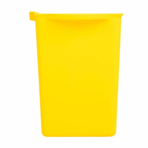 Magazine Holder Yellow Perspective: back