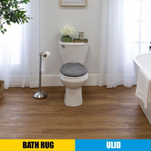 HD Designs Mohawk Home Toilet Lid Cover - Excalibur Perspective: back