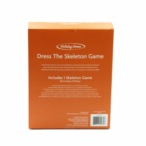 Holiday Home® Dress The Skeleton Game Perspective: back