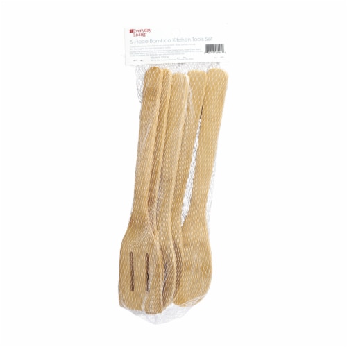 Everyday Living® Bamboo Kitchen Tools Set Perspective: back